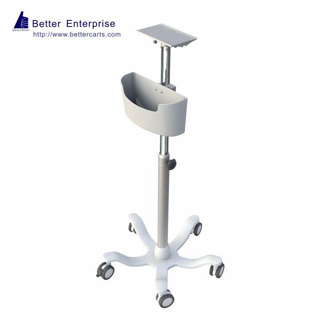 MRI Compatible Angle Adjustable Medical Roll Stand (20” Base)